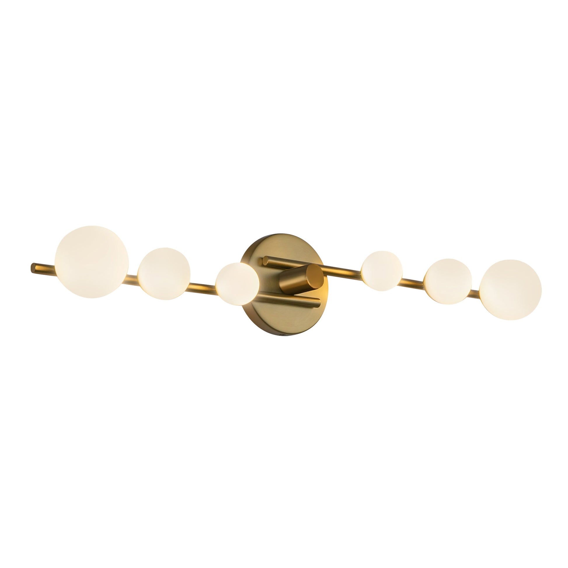 Kuzco Cypress brushed gold vanity light VL55529-BG/OP