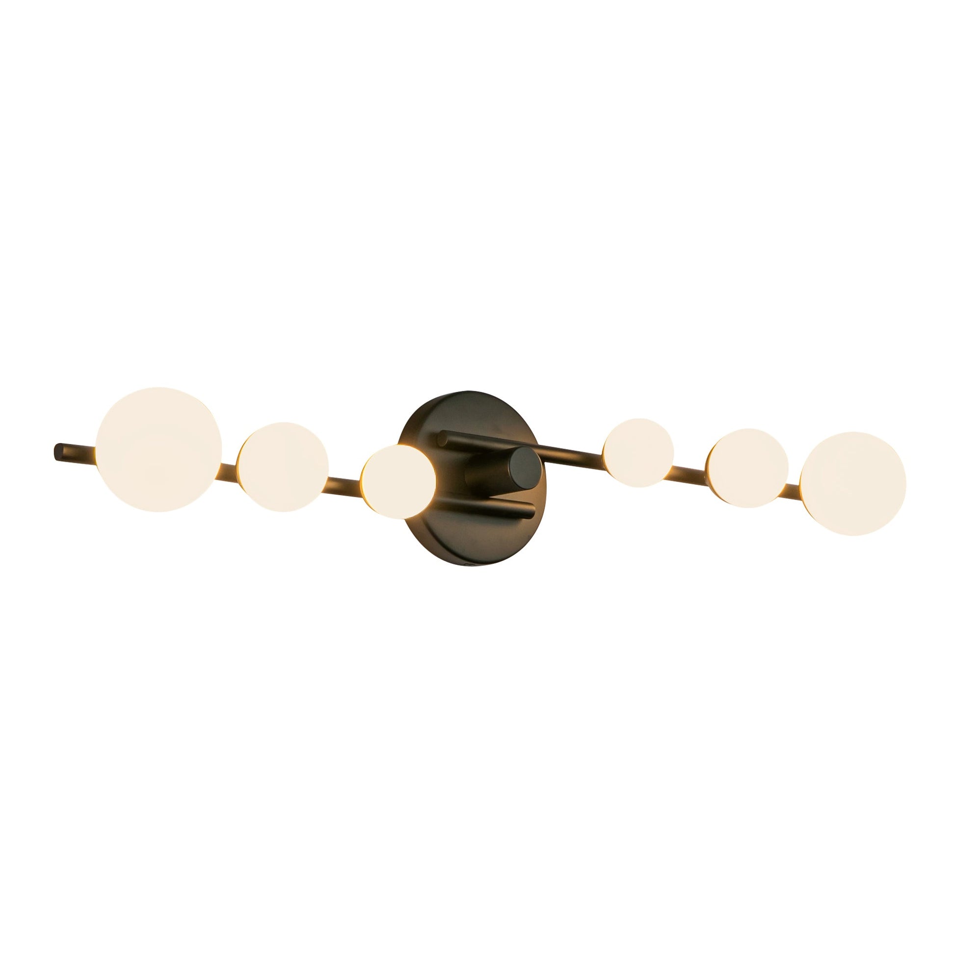 Kuzco Cypress black vanity light VL55529-BK/OP