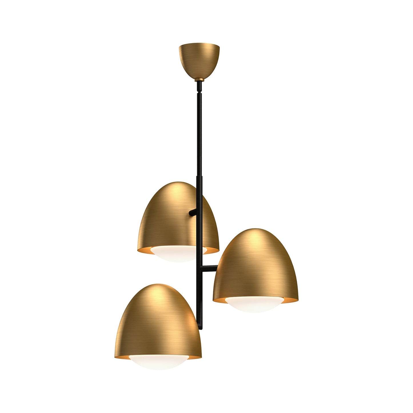Alora Mood Kenji aged gold chandelier CH529024AGOP