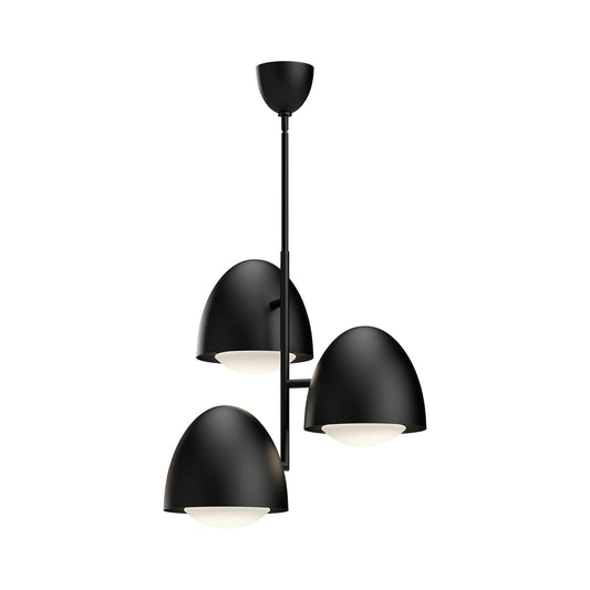 Alora Mood Kenji matte black chandelier CH529024MBOP