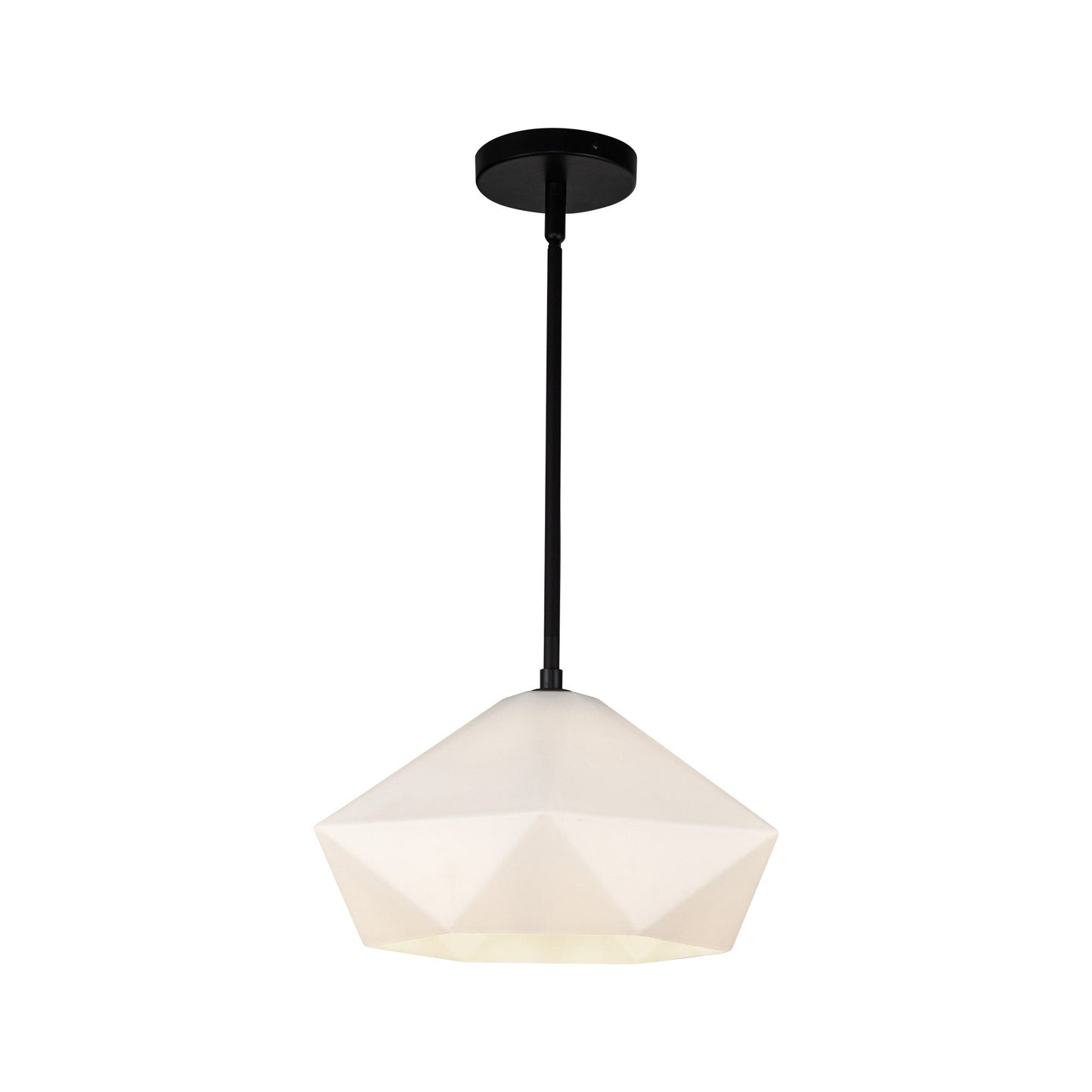 Alora Mood Krysta matte black pendant PD424514MBOP