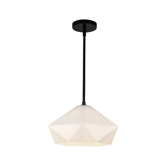 Alora Mood Krysta matte black pendant PD424514MBOP