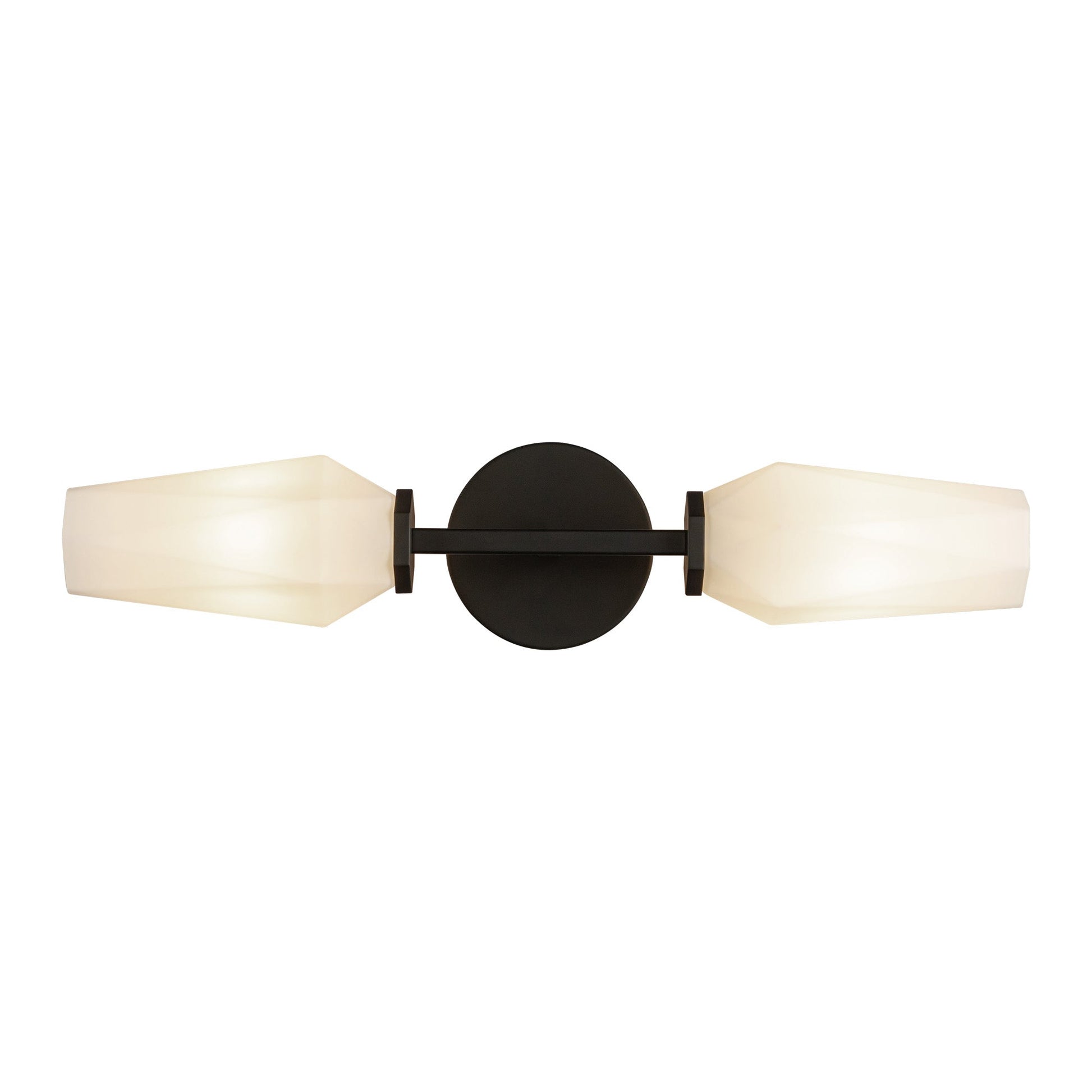 Alora Mood Krysta matte black vanity light WV424720MBOP