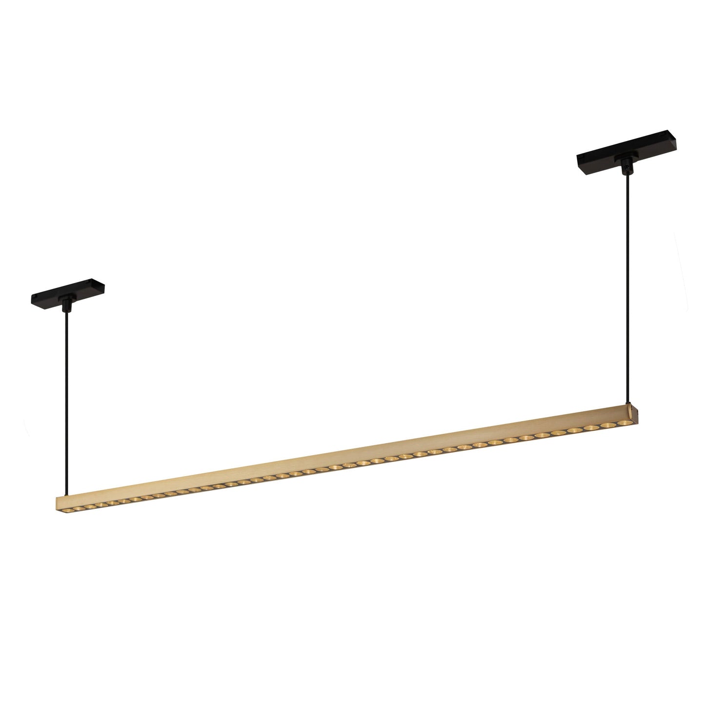 Kuzco Kyan brushed gold [fixed 4000k color temperature] trilo track linear pendant TRL29433-BG-4K