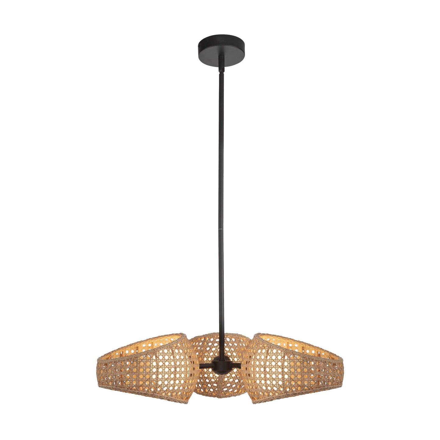 Kuzco Lanai black chandelier CH20625-BK/OP
