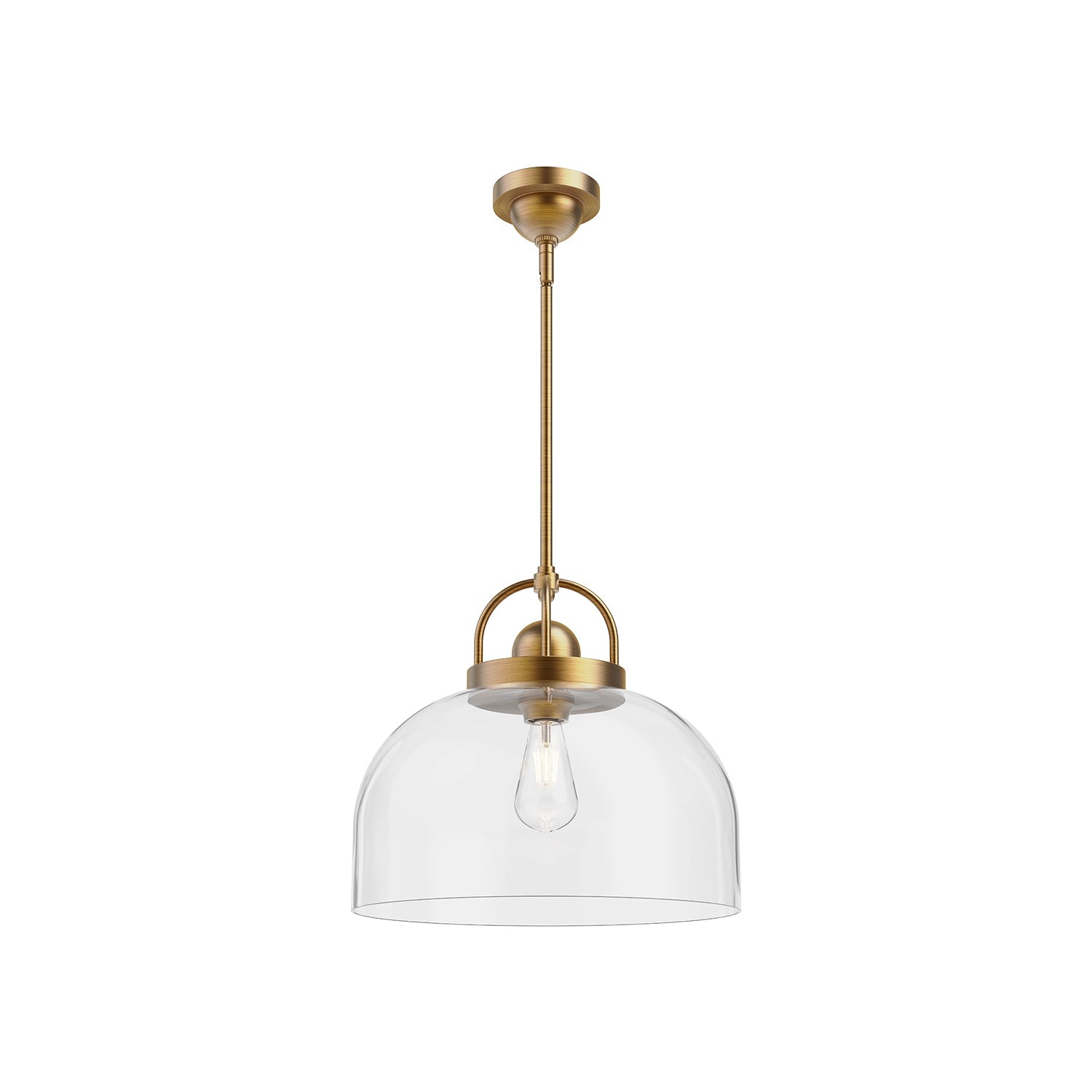 Alora Mood Lancaster aged gold pendant PD461101AG