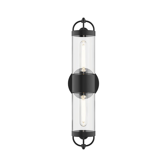 Alora Mood Lancaster matte black vanity light WV461102MB