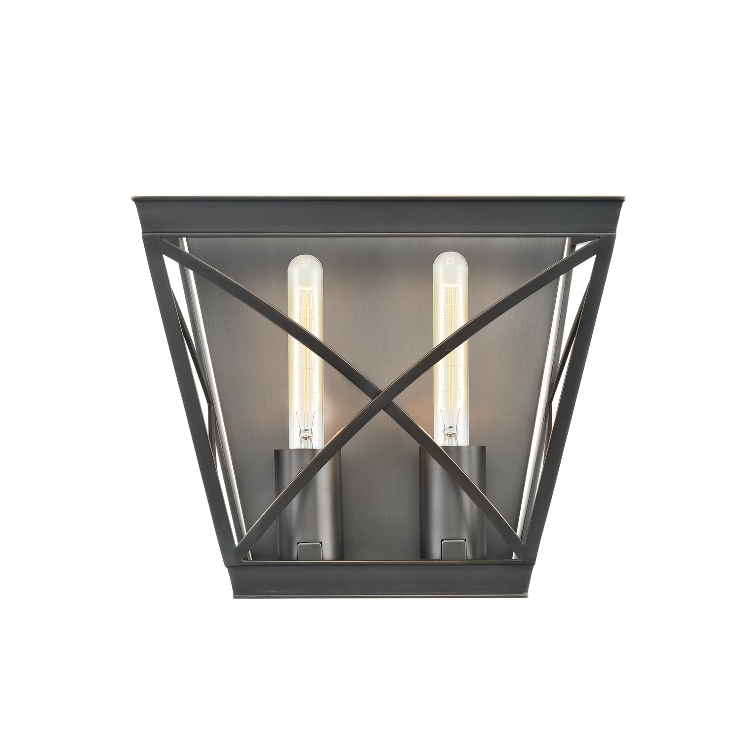 Alora Lattice urban bronze vanity light WV309602UB