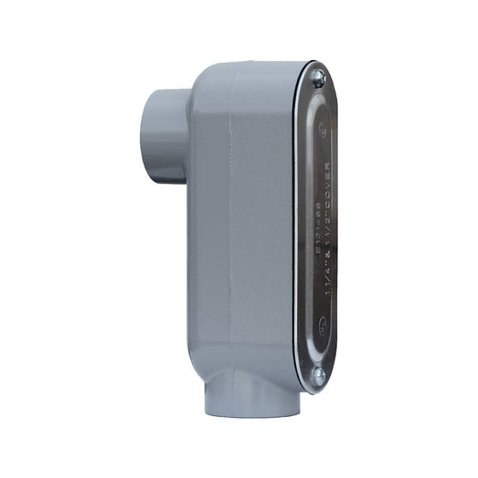 Dottie LB400CG Dottie 4 in LB Threaded Conduit Body w/ Cover & Gasket LB400CG