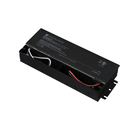 LED-DRJ Series 12V DC, 60W, Non-Dimmable LED Driver w/junction box - American Lighting LED-DRJ-60-12
