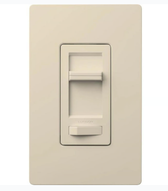 Lutron Lumea fan and light control in Light Almond