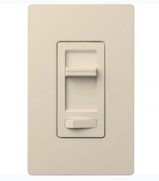 Lutron Lumea fan and light control in Light Almond