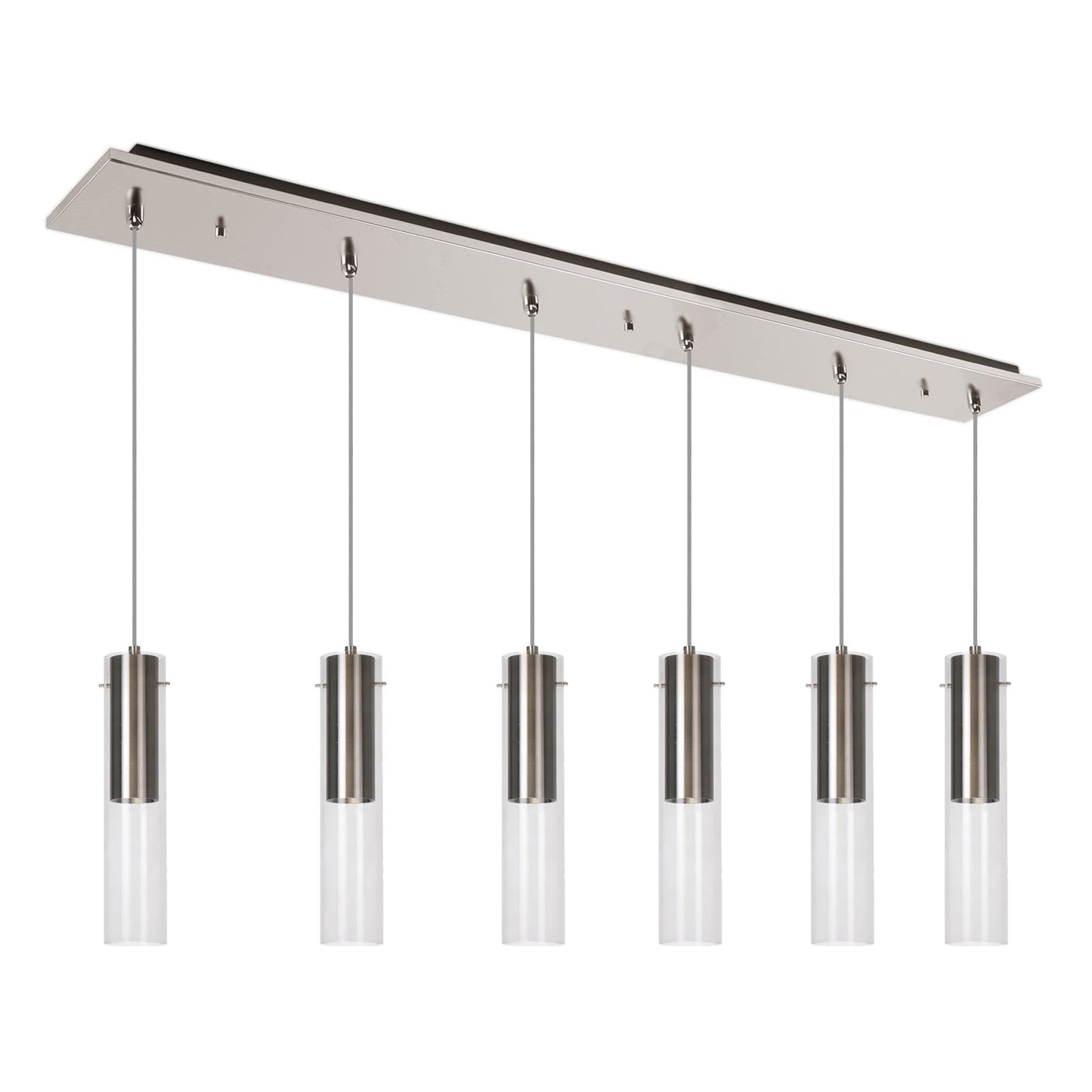 Kuzco Lena brushed nickel multi-pendant MP21703BN-06