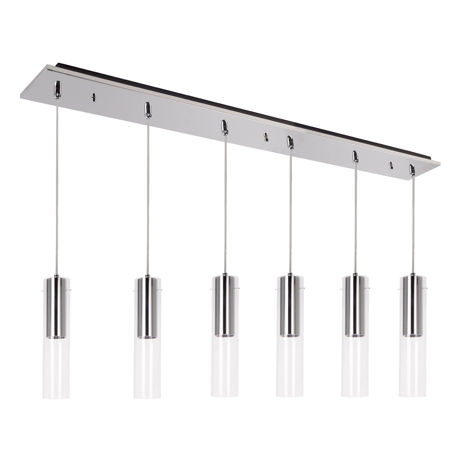 Kuzco Lena chrome multi-pendant MP21703CH-06