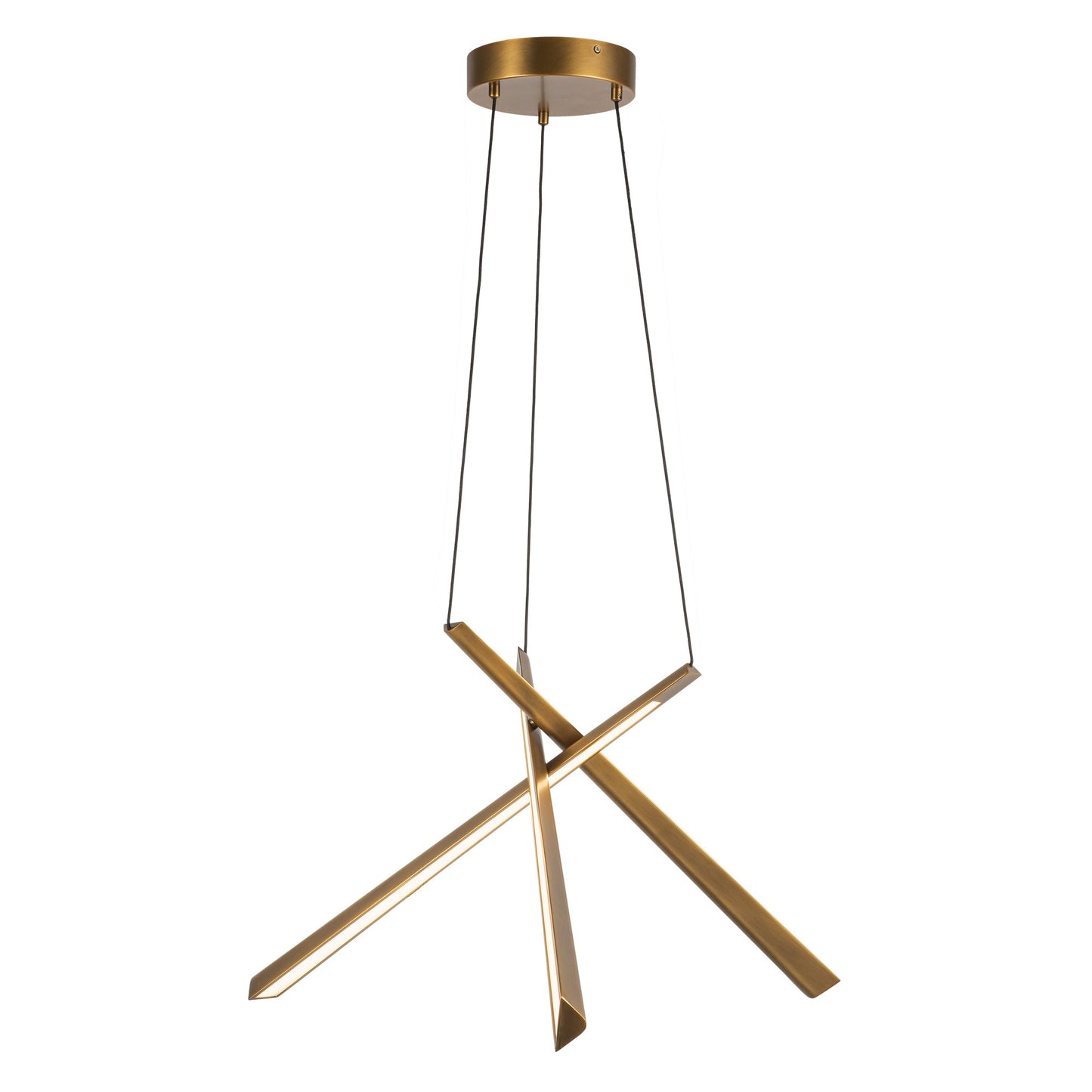 Kuzco Lex vintage brass [universal voltage] chandelier CH68127-VB-UNV