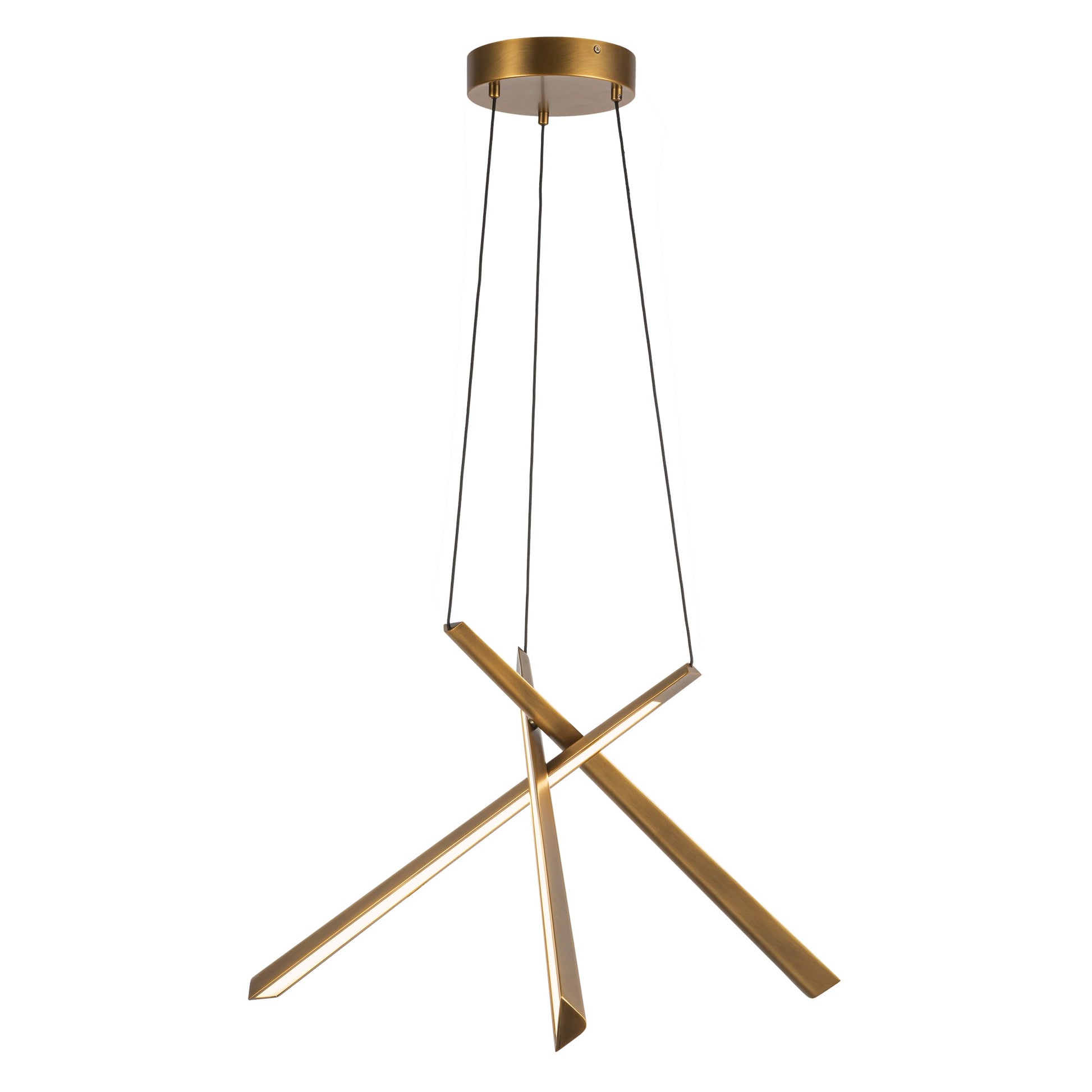 Kuzco Lex vintage brass [universal voltage] chandelier CH68127-VB-UNV