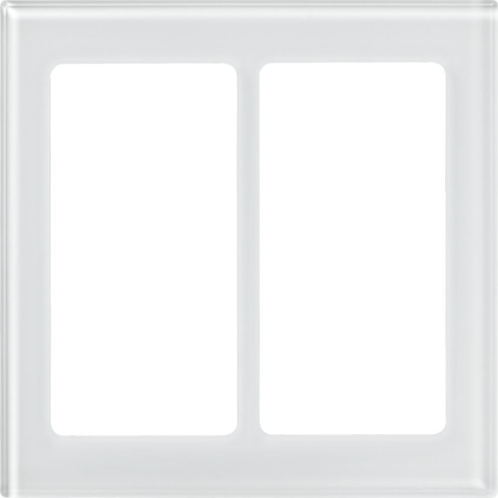 Lutron Architectural wireless remote in Clear White Glass