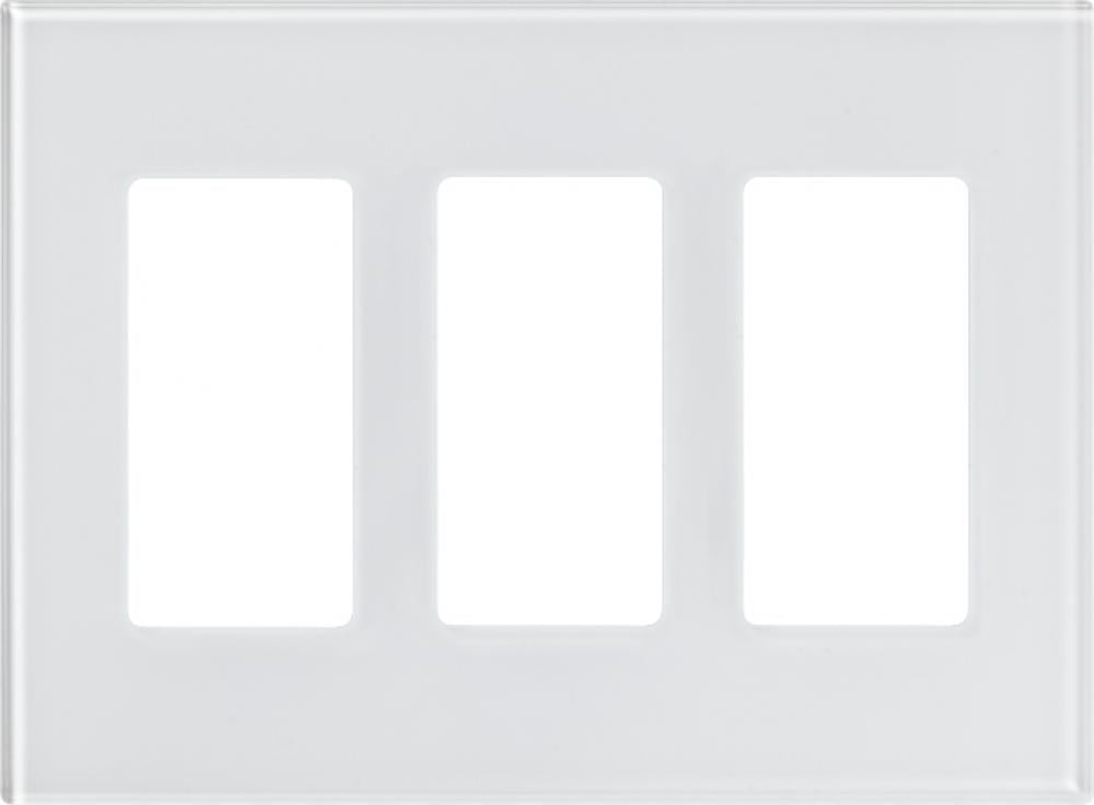 Lutron Architectural Architectural keypad in Clear White Glass