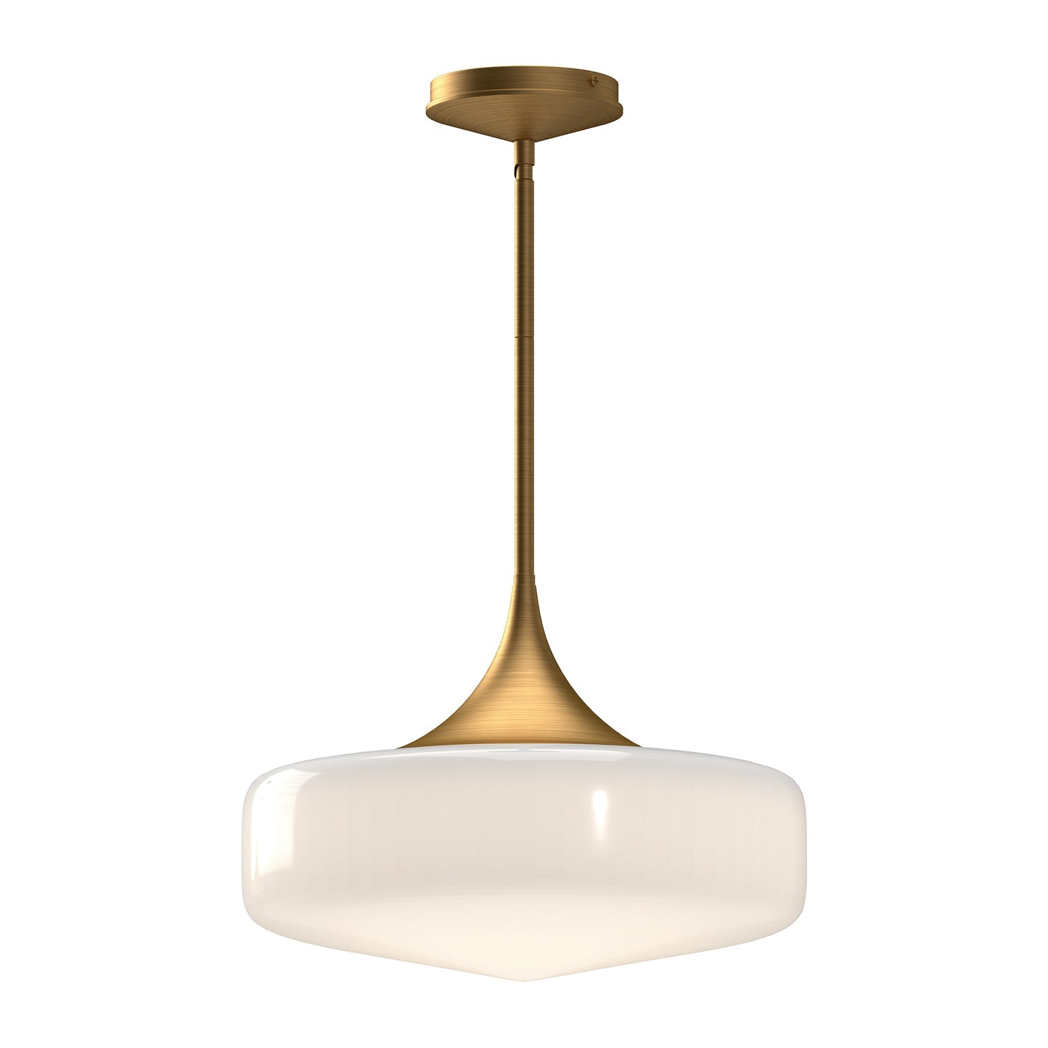 Alora Mood Lincoln aged gold pendant PD440814AGGO