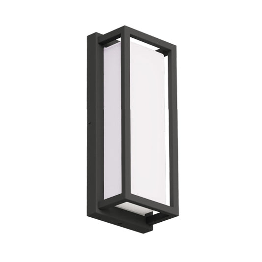 Euri Lighting 18W Outdoor Wall Light black LIS-WL1000-12