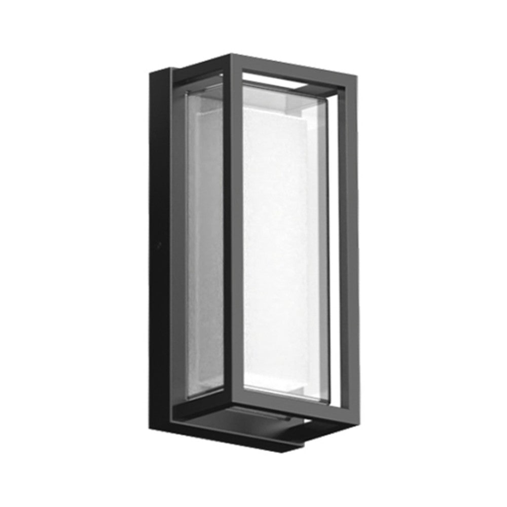 Euri Lighting 22W Outdoor Wall Light black LIS-WL1000-14