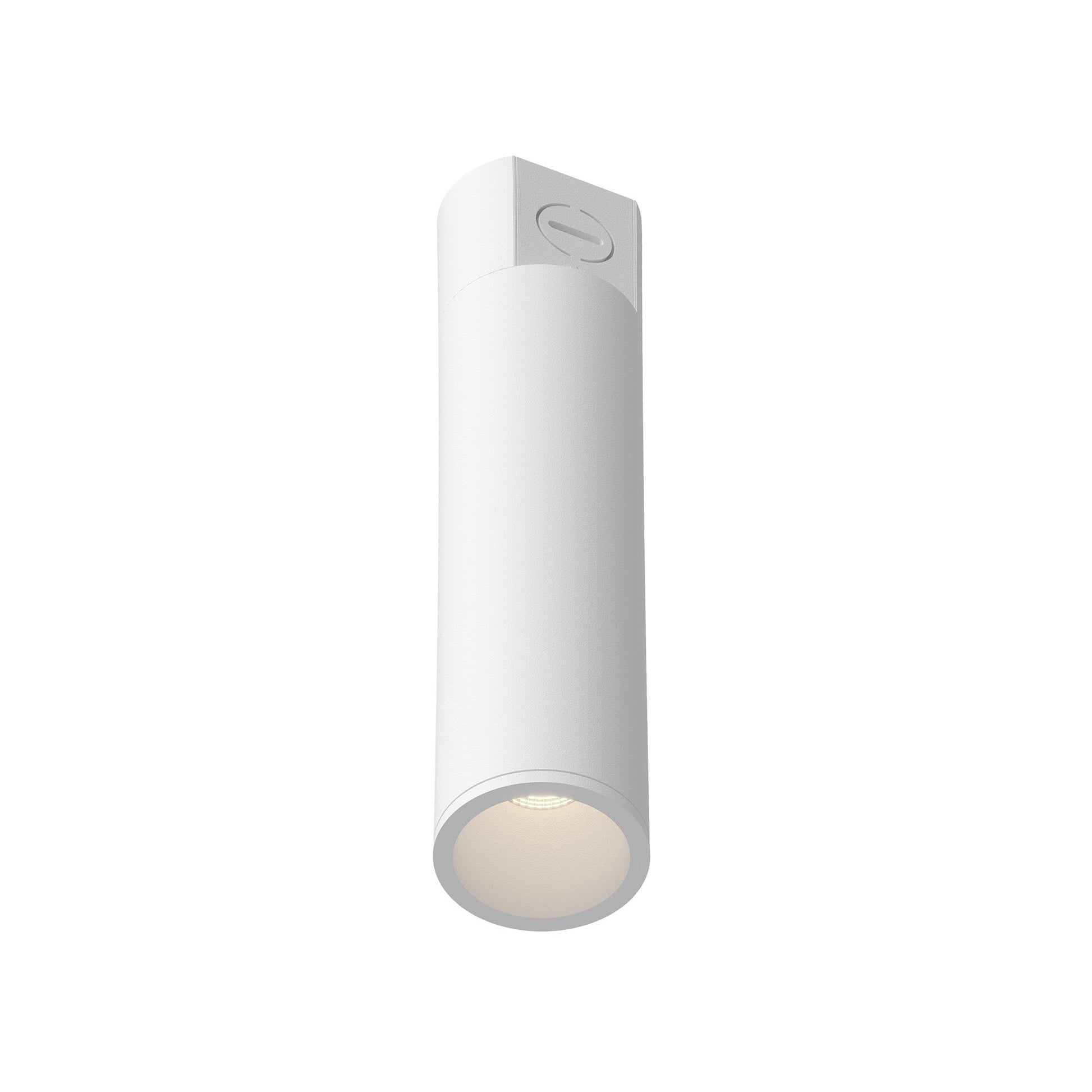Kuzco Architectural Lorna white [universal voltage and 0-10 dimming] concrete ceiling mount LD2-CC08W10-3036-WH-UNV-010