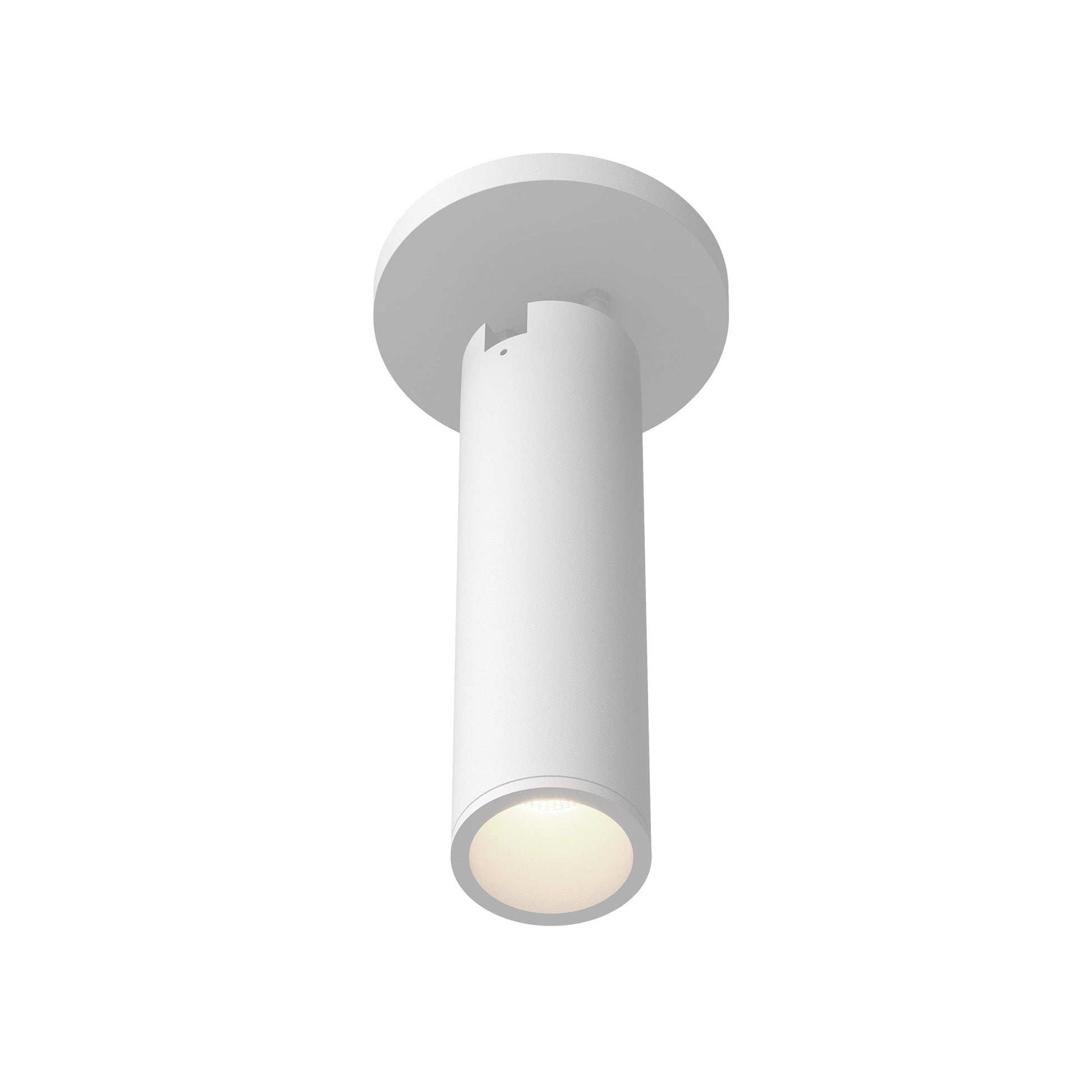 Kuzco Architectural Lorna white [universal voltage and 0-10 dimming] adjustable ceiling mount LD2-SA08W10-3036-WH-UNV-010