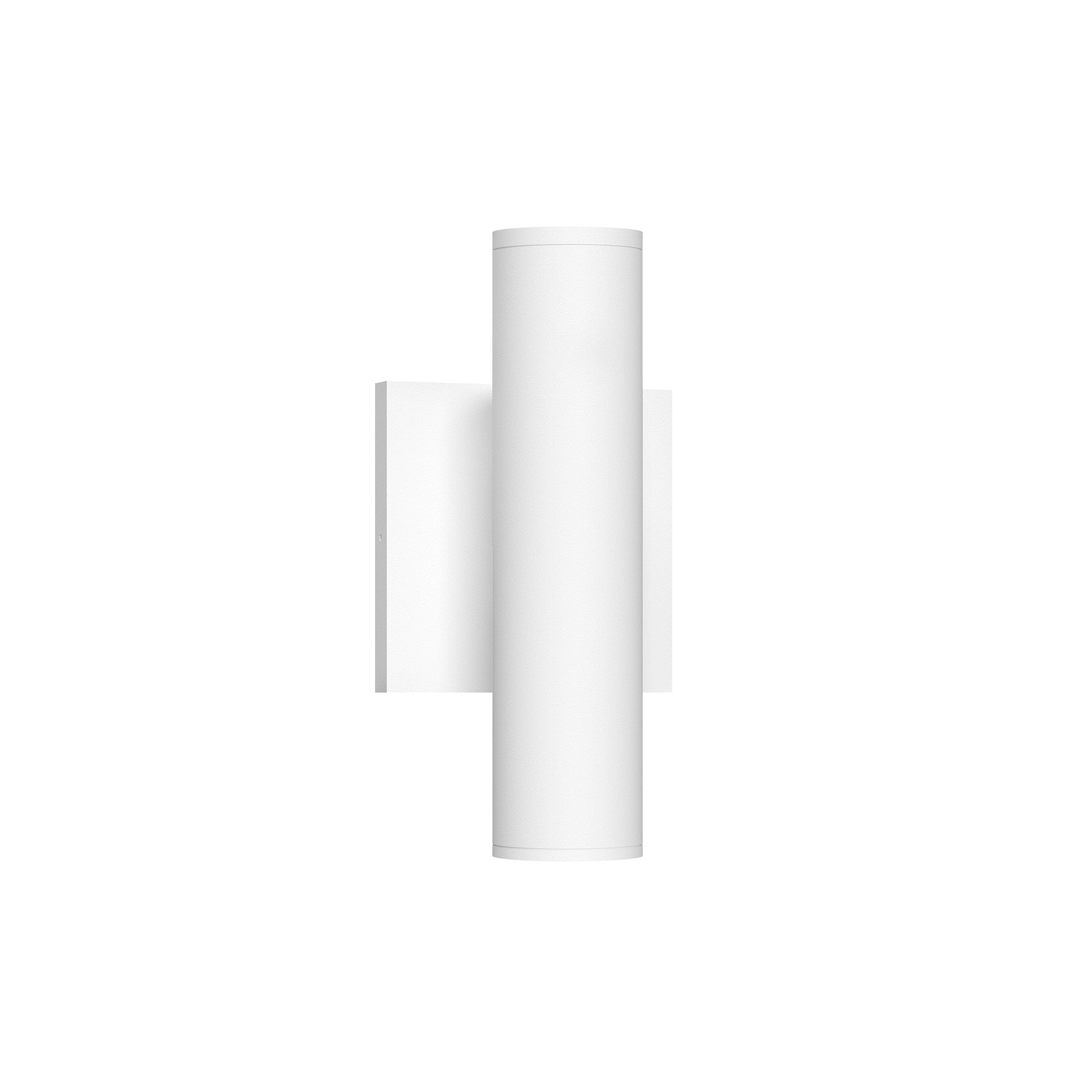 Kuzco Architectural Lorna white [universal voltage and 0-10 dimming] wall sconce up/down light LD2-UD09W14-3036-WH-UNV-010