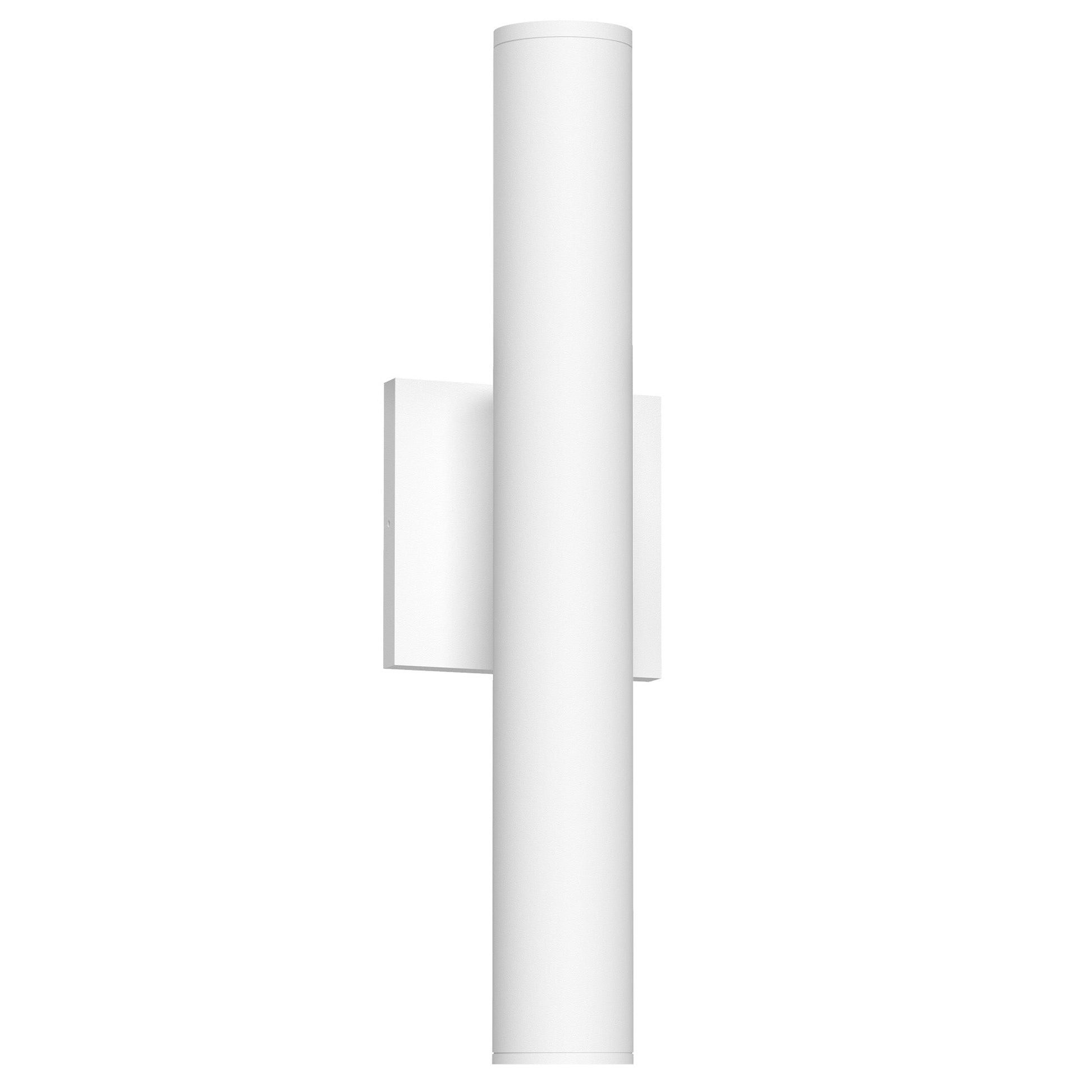 Kuzco Architectural Lorna white [universal voltage and 0-10 dimming] wall sconce up/down light LD2-UD16W24-3036-WH-UNV-010
