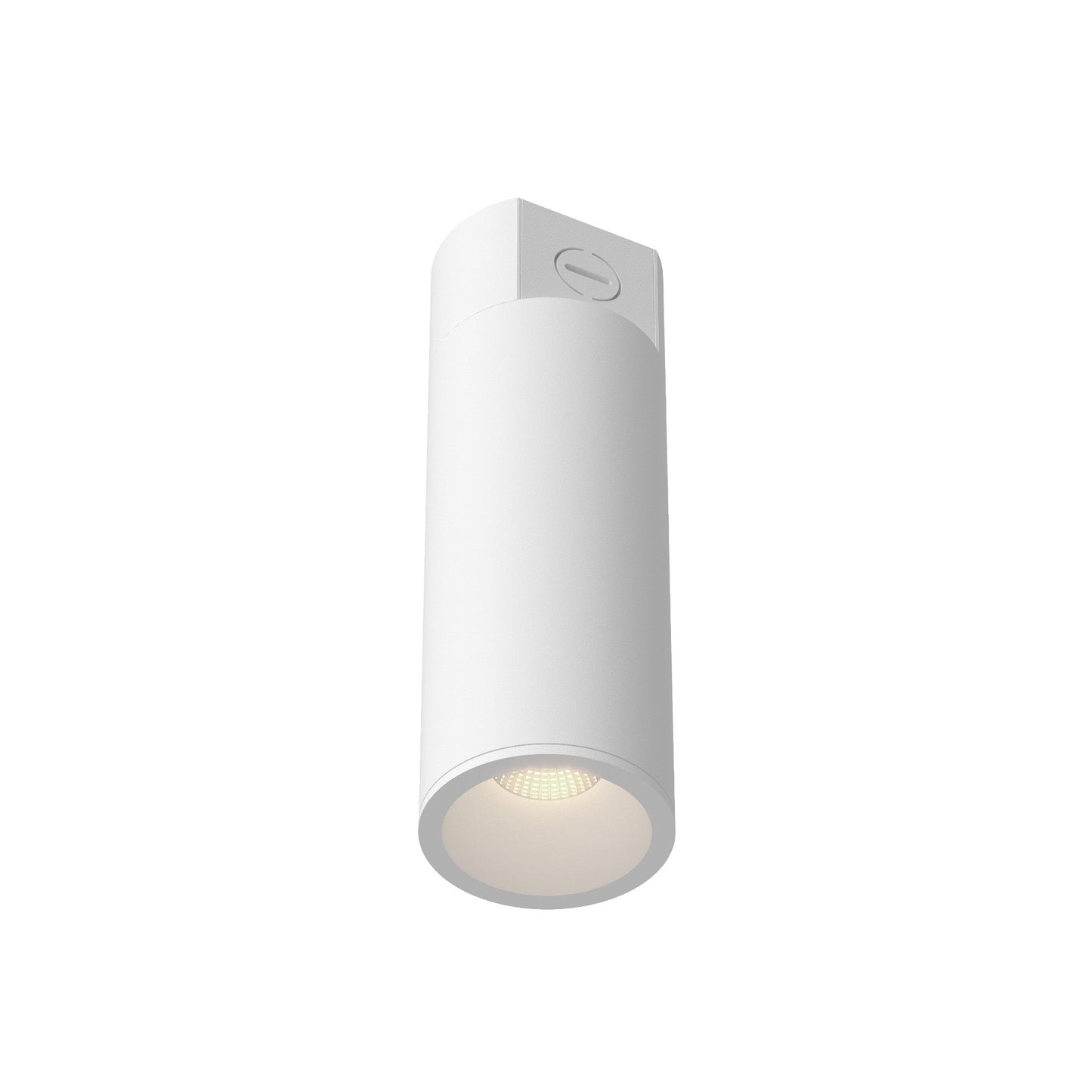 Kuzco Architectural Lorna white [universal voltage and 0-10 dimming] concrete ceiling mount LD3-CC08W14-3036-WH-UNV-010