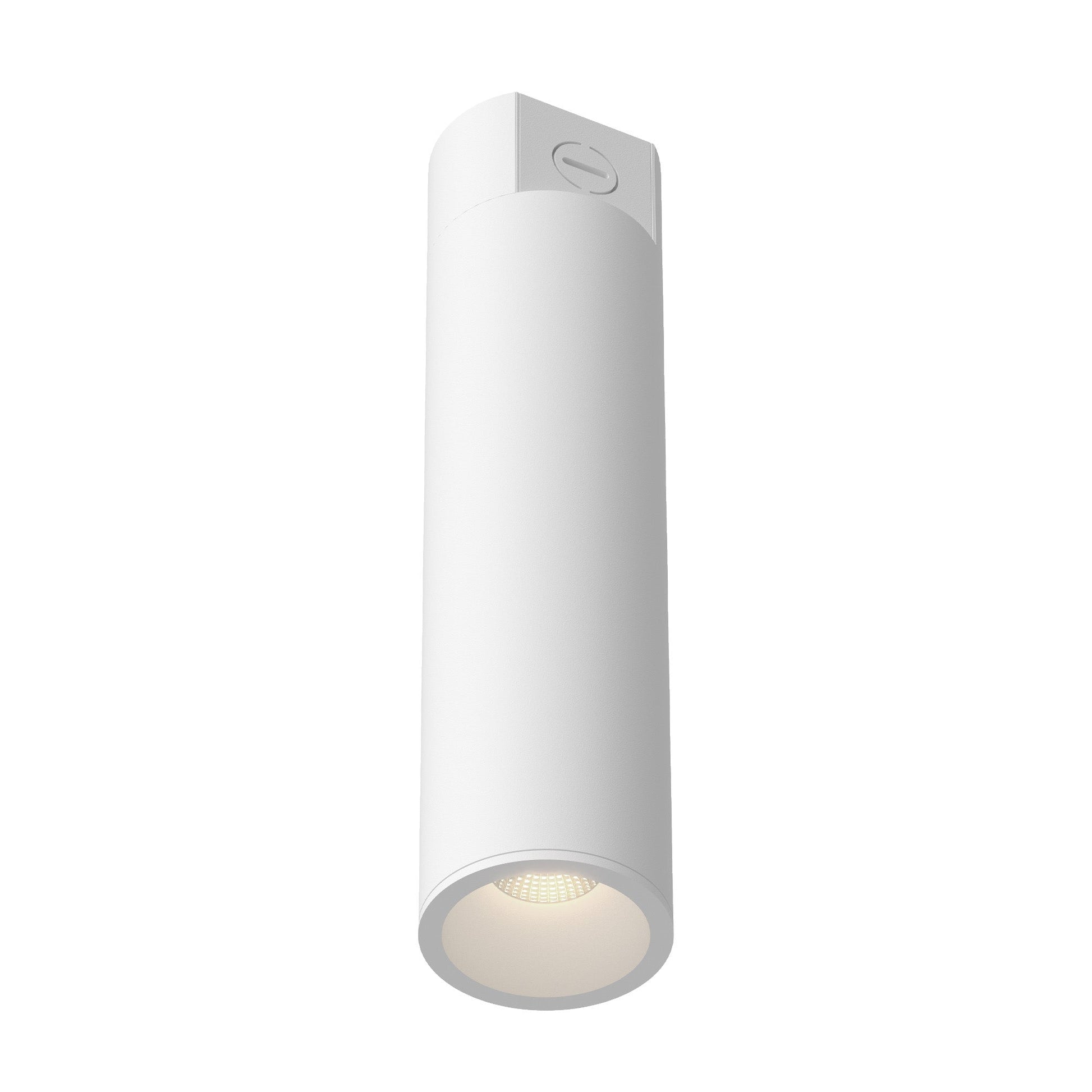 Kuzco Architectural Lorna white [universal voltage and 0-10 dimming] concrete ceiling mount LD3-CC12W18-3036-WH-UNV-010