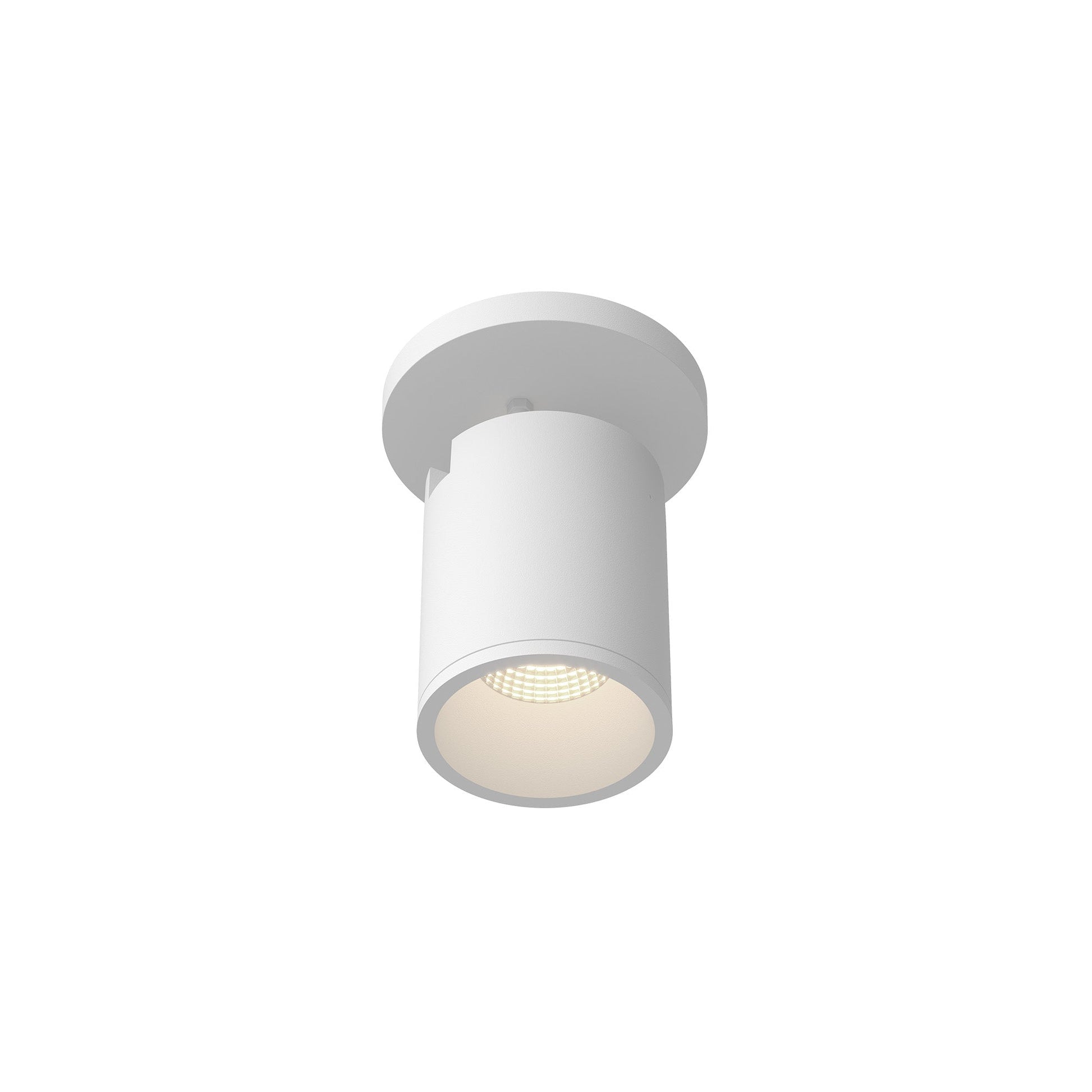 Kuzco Architectural Lorna white [universal voltage and 0-10 dimming] adjustable ceiling mount LD3-SA04W10-3036-WH-UNV-010