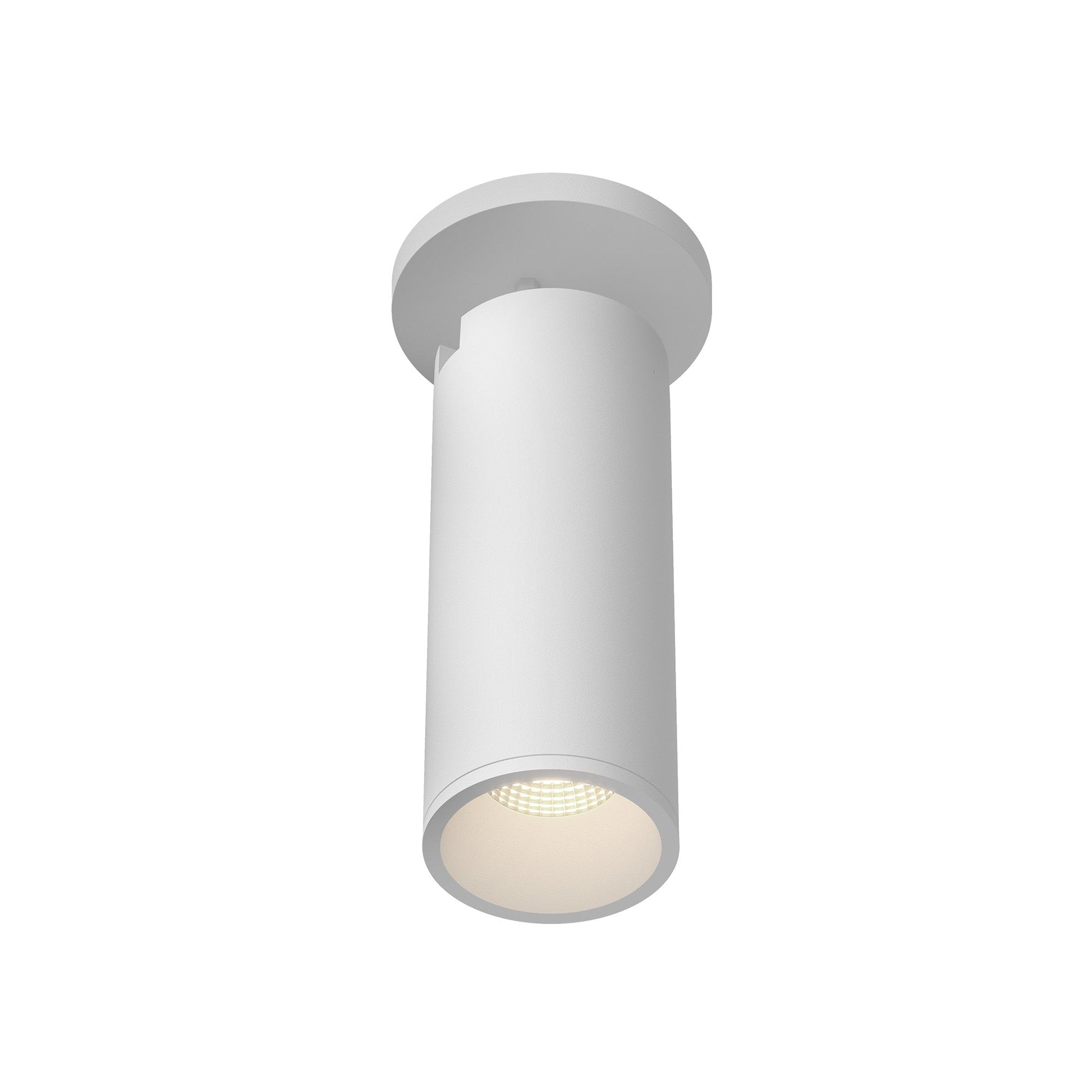 Kuzco Architectural Lorna white [universal voltage and 0-10 dimming] adjustable ceiling mount LD3-SA08W14-3036-WH-UNV-010