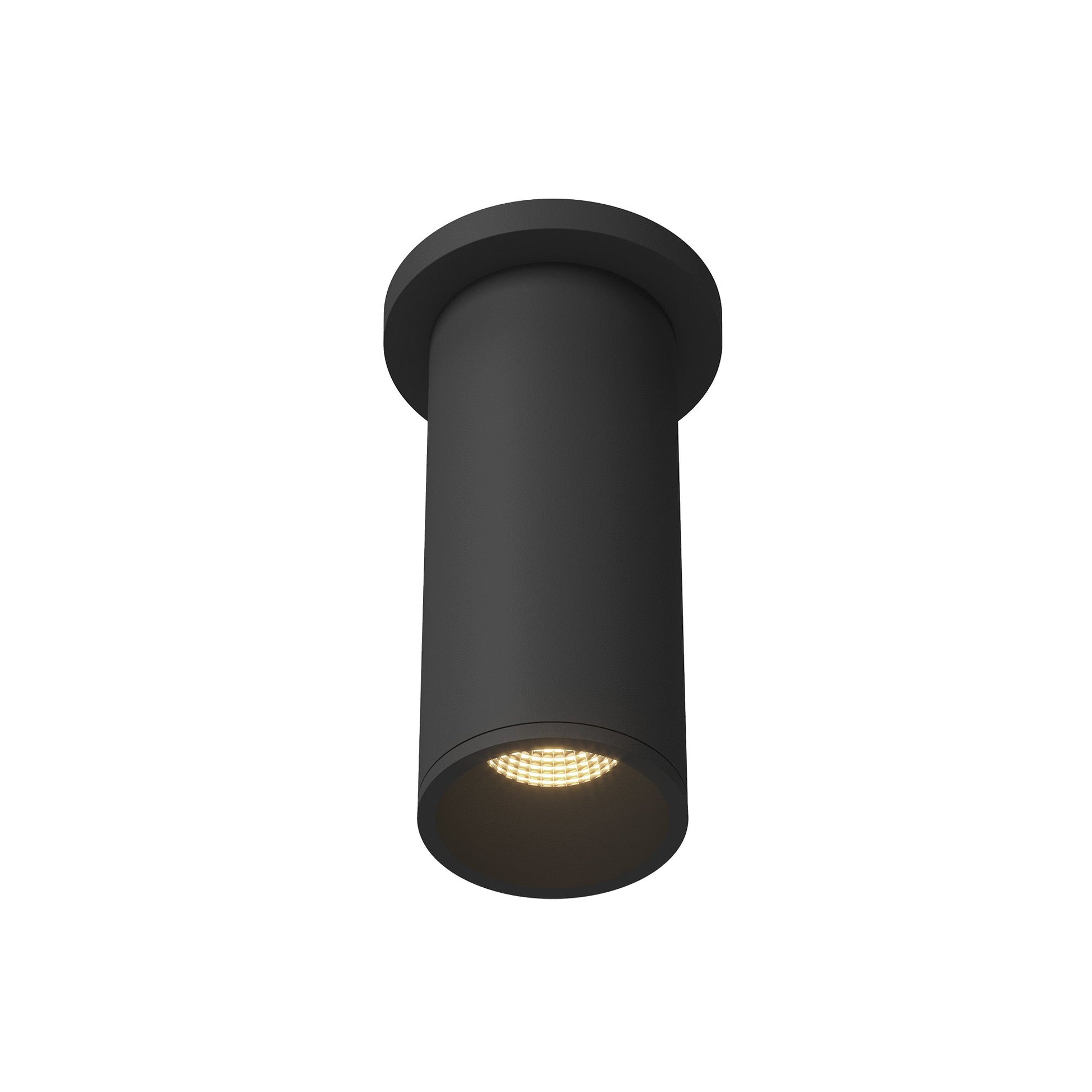 Kuzco Architectural Lorna black [universal voltage and 0-10 dimming] ceiling mount LD3-SM08W14-3036-BK-UNV-010