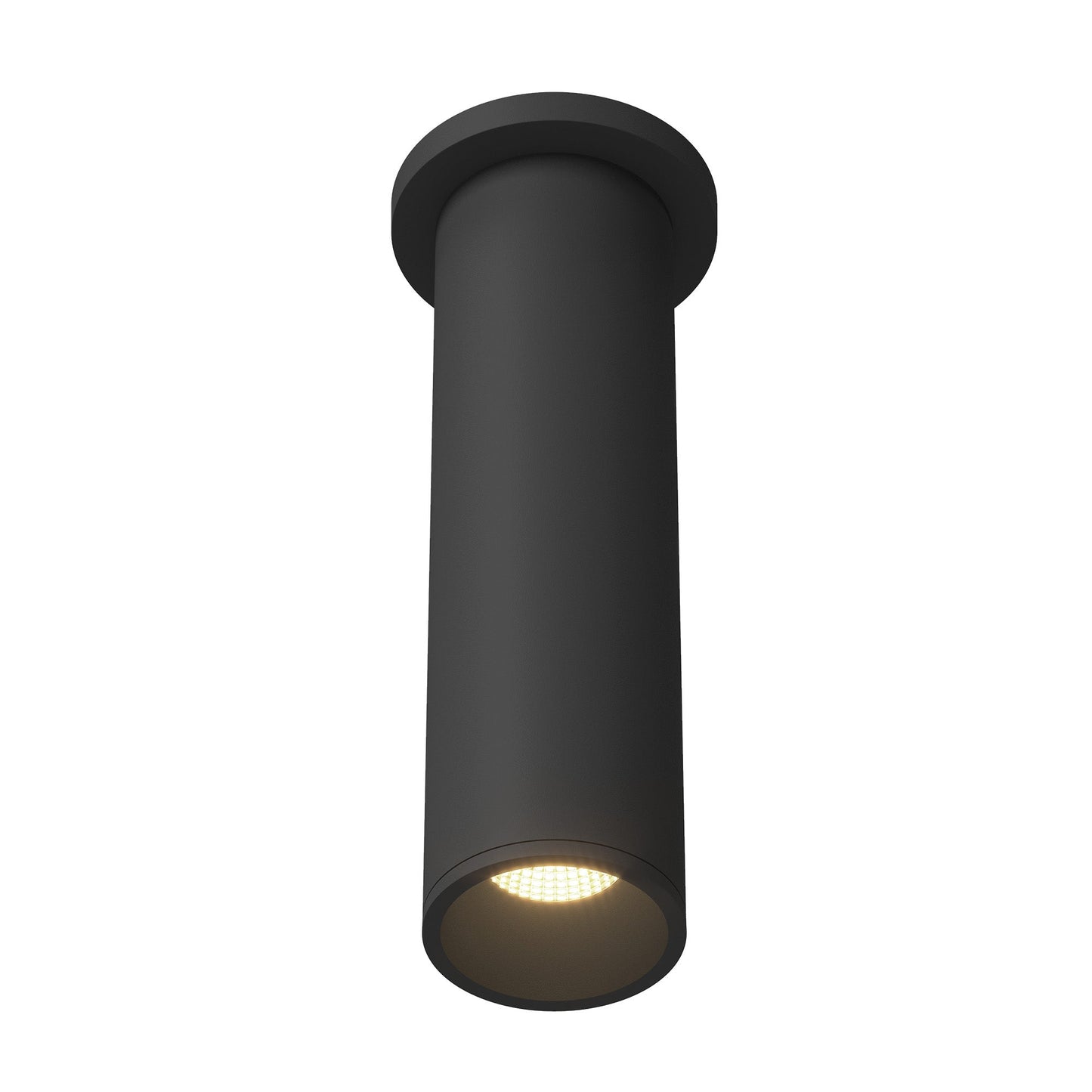 Kuzco Architectural Lorna black [universal voltage and 0-10 dimming] ceiling mount LD3-SM12W18-3036-BK-UNV-010