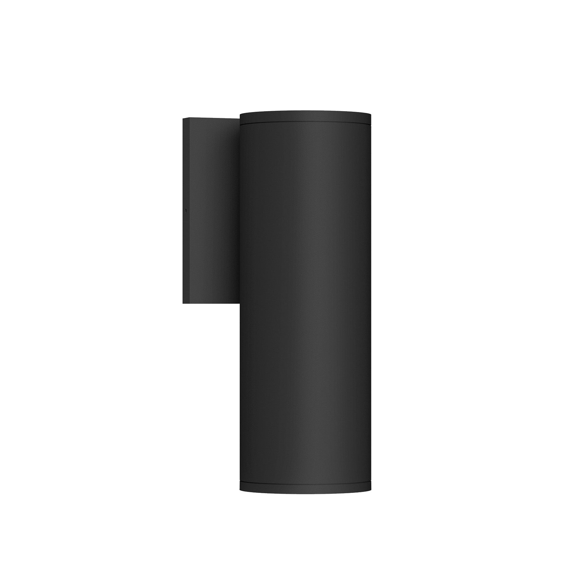 Kuzco Architectural Lorna black [universal voltage and 0-10 dimming] interior/exterior wall sconce LD3-WS09W14-3036-BK-UNV-010