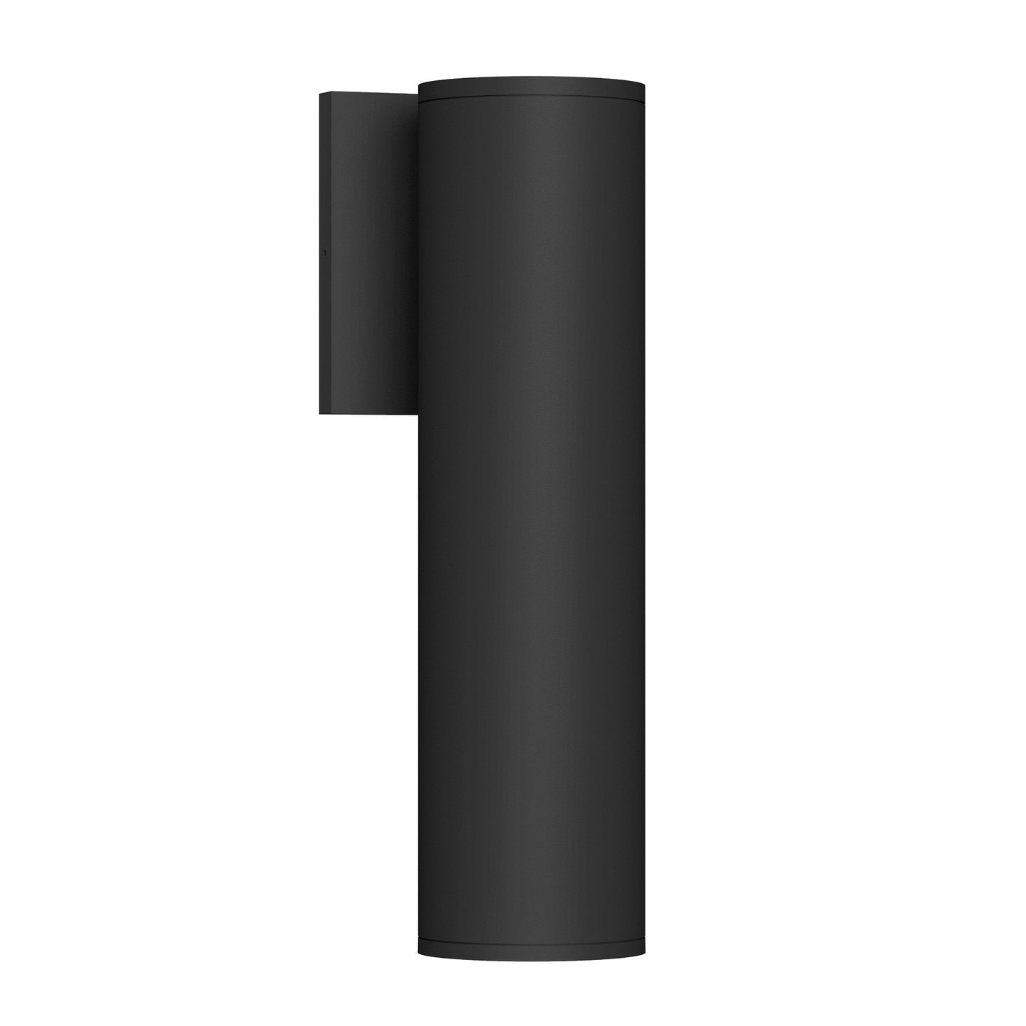 Kuzco Architectural Lorna black [universal voltage and 0-10 dimming] interior/exterior wall sconce LD3-WS12W18-3036-BK-UNV-010