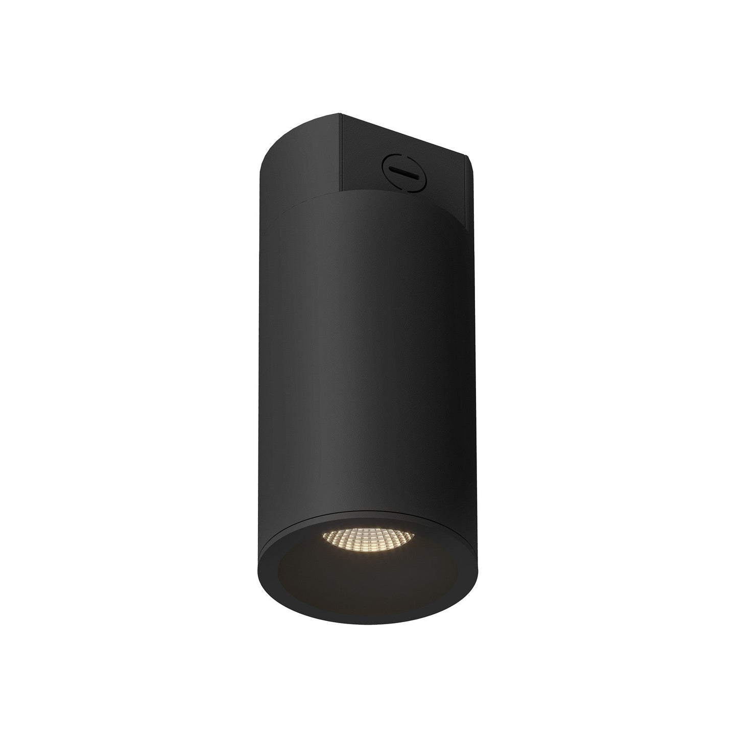 Kuzco Architectural Lorna black [universal voltage and 0-10 dimming] concrete ceiling mount LD4-CC08W20-3036-BK-UNV-010