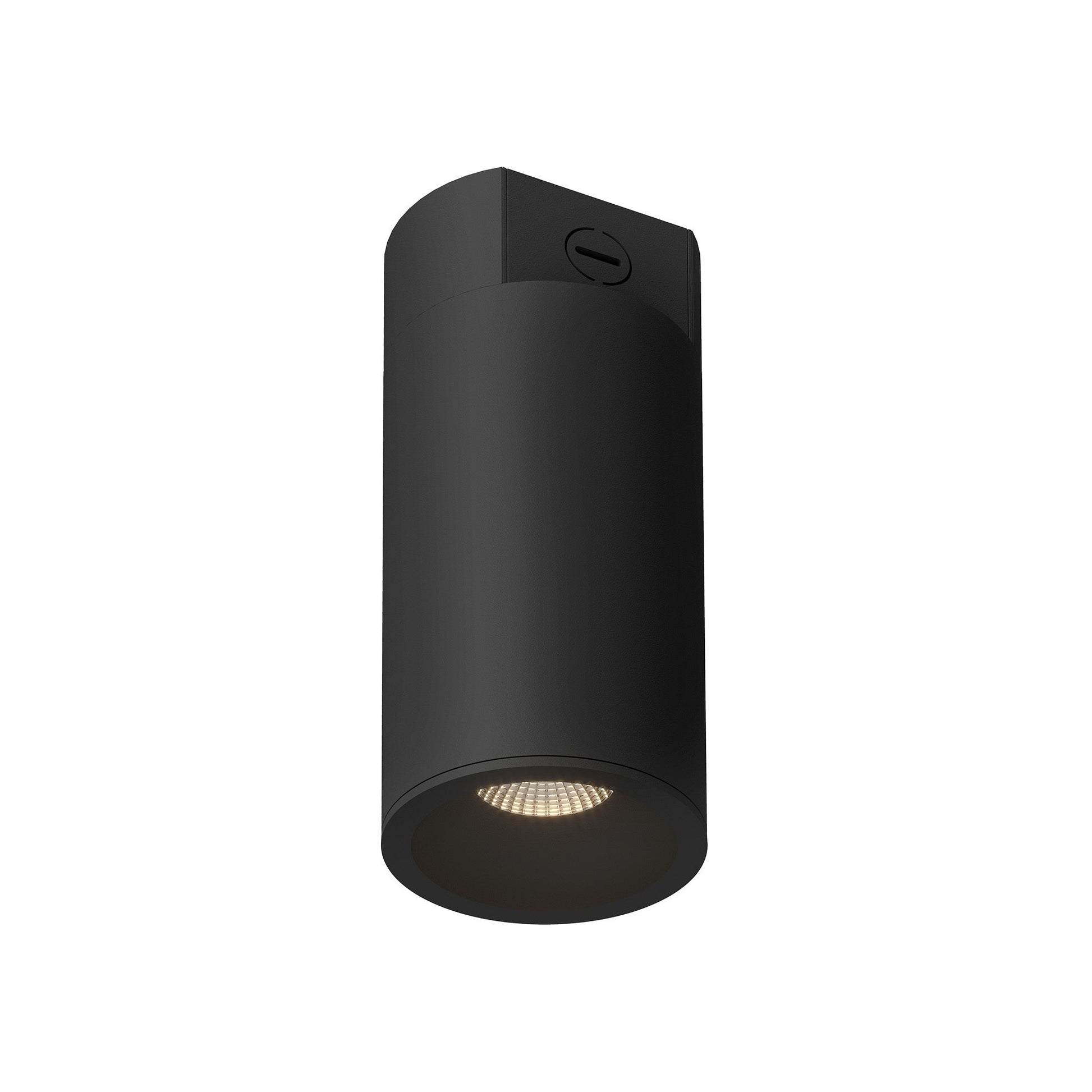 Kuzco Architectural Lorna black [universal voltage and 0-10 dimming] concrete ceiling mount LD4-CC08W20-3036-BK-UNV-010