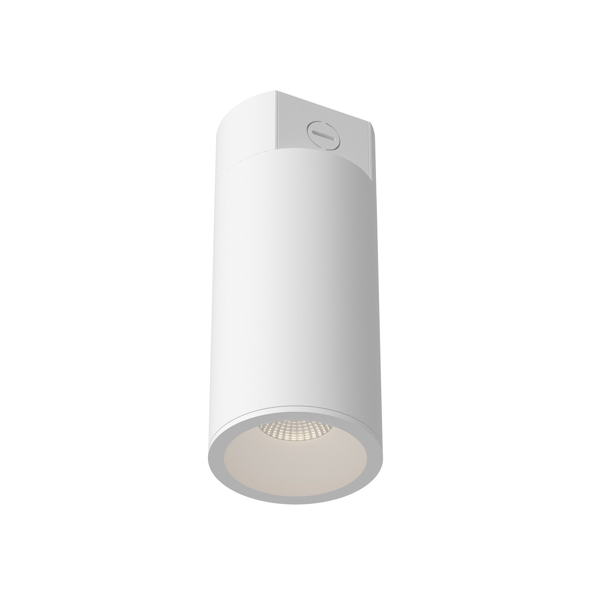 Kuzco Architectural Lorna white [universal voltage and 0-10 dimming] concrete ceiling mount LD4-CC08W20-3036-WH-UNV-010