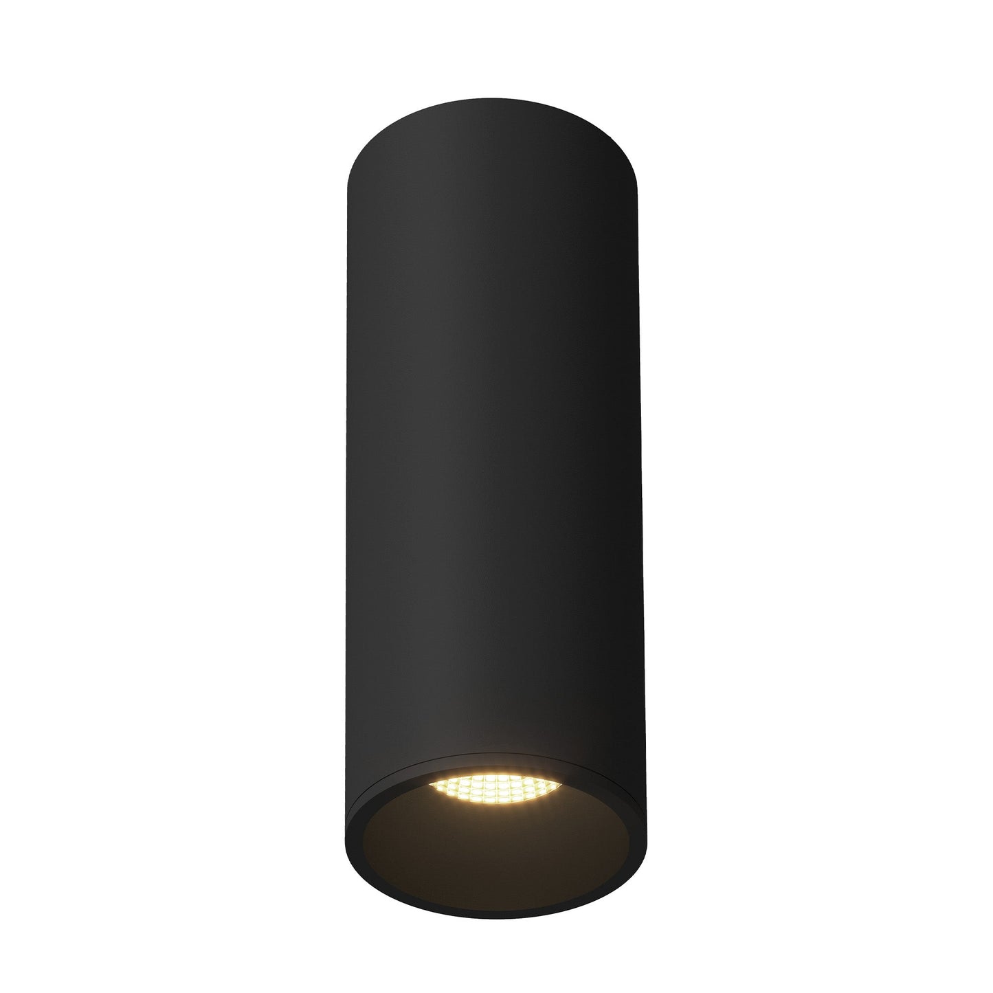 Kuzco Architectural Lorna black [universal voltage and 0-10 dimming] flush mount LD4-FM12W24-3036-BK-UNV-010