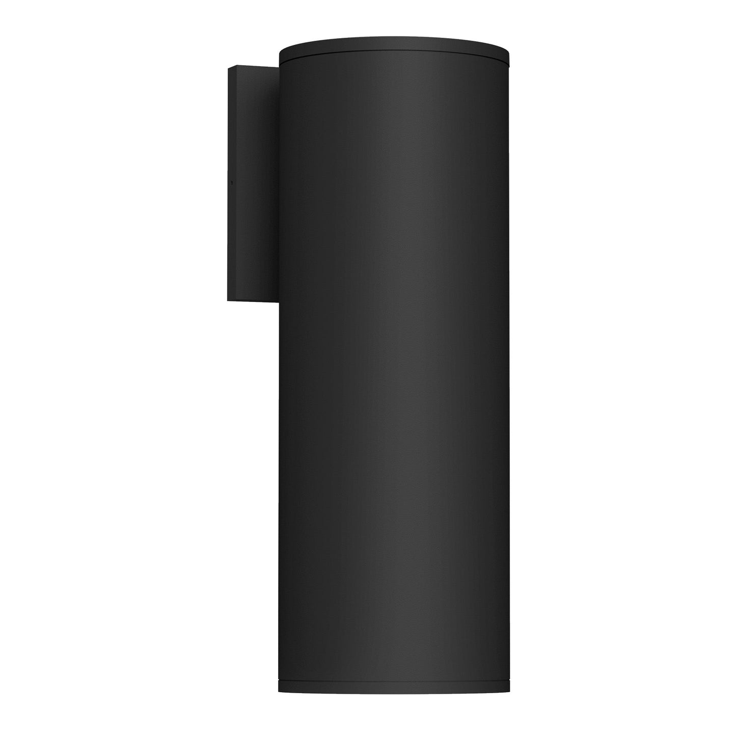 Kuzco Architectural Lorna black [universal voltage and 0-10 dimming] interior/exterior wall sconce LD4-WS12W24-3036-BK-UNV-010