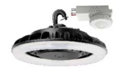 Lighting Spot 26 13 in. 67W 5000K Round Black LED High Bay Light LS-UF6-67W-50K-BKM