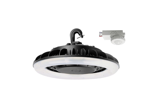 Lighting Spot 26 13 in. 97W 5000K Round Black LED High Bay Light LS-UF6-97W-50K-BKM
