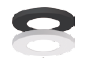 Lighting Spot 26 3 in. Round White Trim Ring LSPK-TRSWH