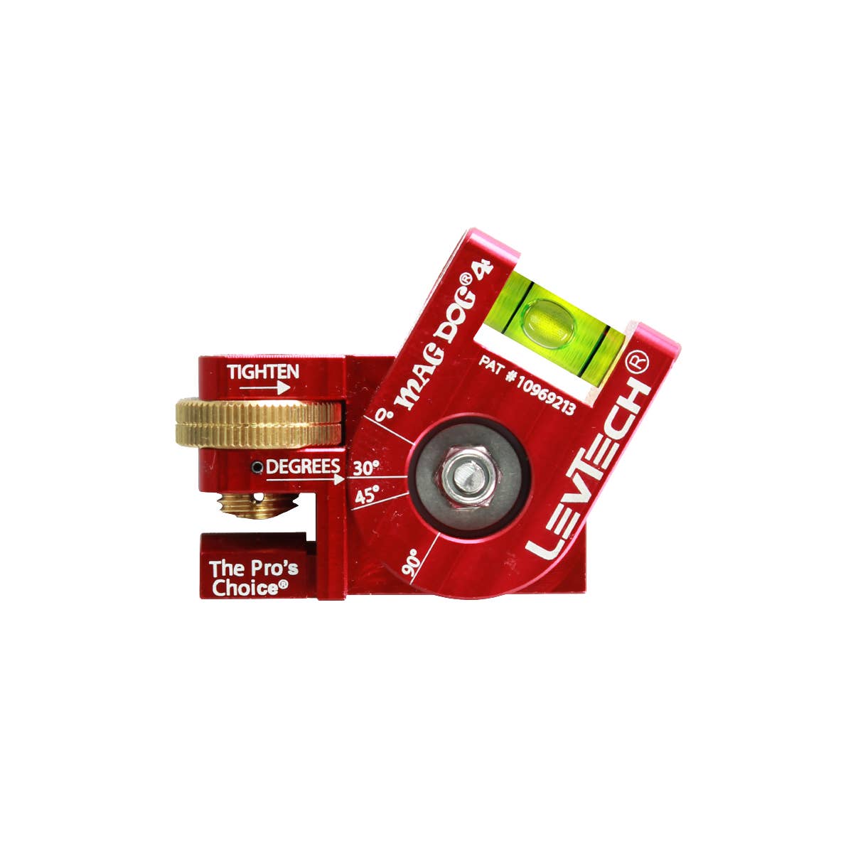 Dottie LTE4 Dottie LevTech Mag Dog 4 Electrician's Conduit Bending Level LTE4