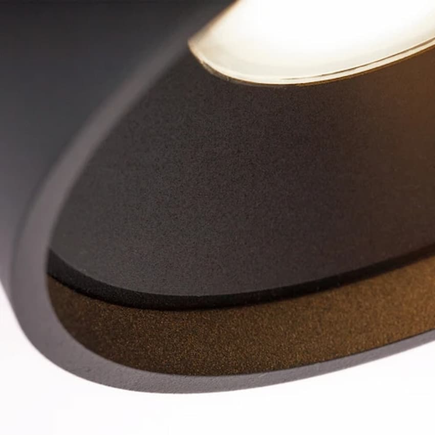 Kuzco FM10205 Lucci ceiling light with 15W integrated LED, 3000K warm white illumination and high 90 CRI