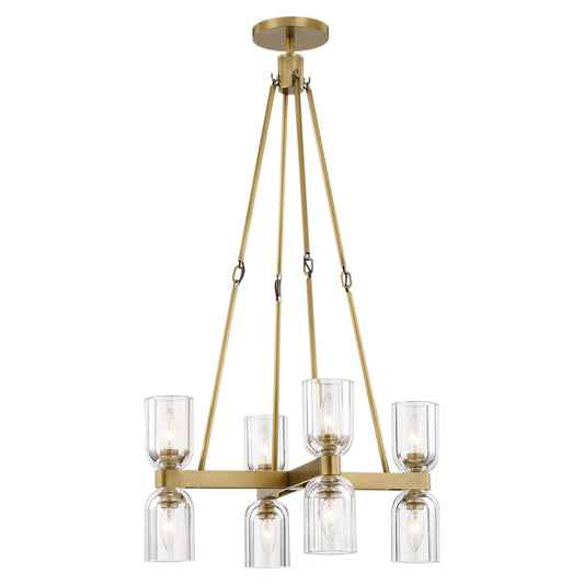Alora Lucian clear crystal chandelier CH338822VBCC