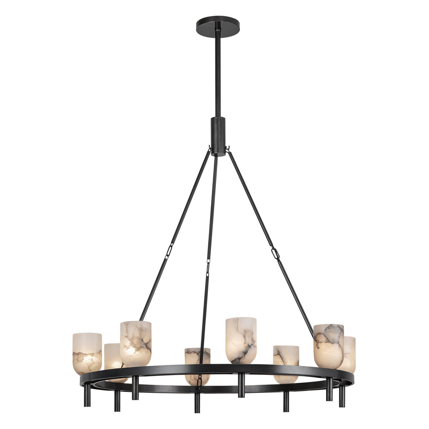 Alora Lucian urban bronze chandelier CH338836UBAR