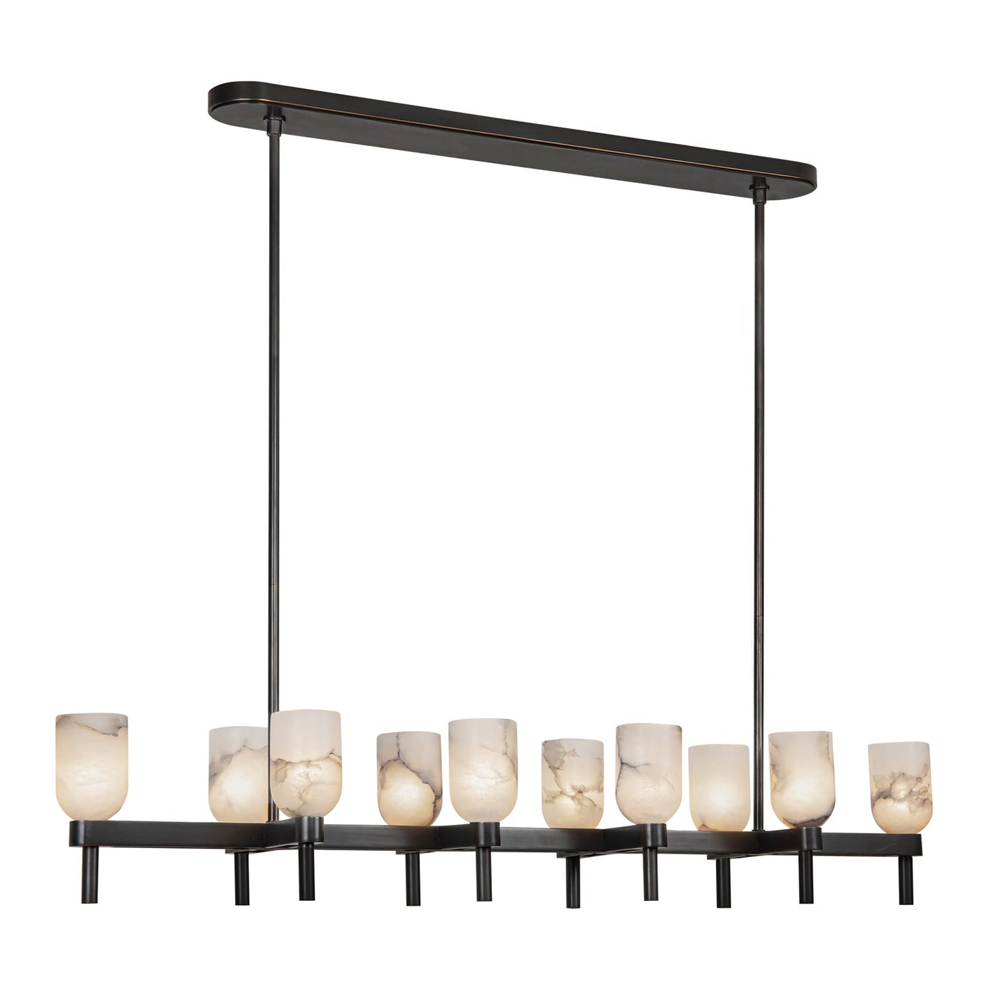 Alora Lucian urban bronze linear pendant LP338052UBAR